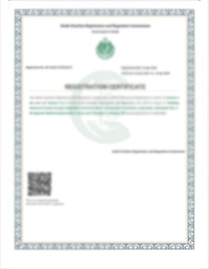 BDF Sindh Charity Certificate